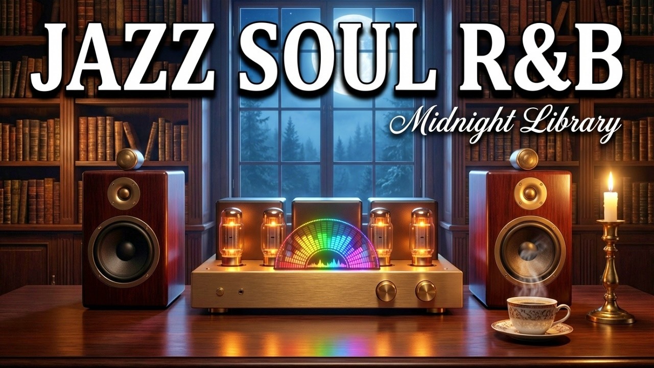 Smooth Jazz & Soulful R&B – Midnight Library Melodies for Deep Focus & Study
