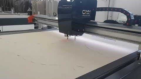 CNC Knife Cutting Machine with Wheel Knife V Punch and Marking Tool #cnc #knife #cutting #machine