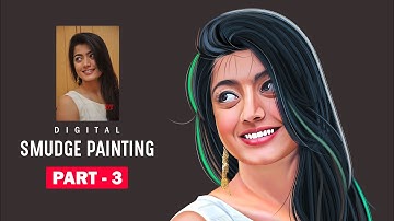 PHOTOSHOP SMUDGE PAINTING TUTORIAL | PART 3 |  RK Graphics Barbil
