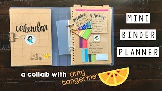 Mini Binder Planner for Amy Tangerine