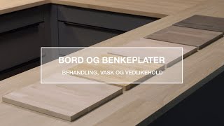 Behandling av bord og benkeplater med Osmo produkter