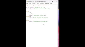 exception handling in python| #python |