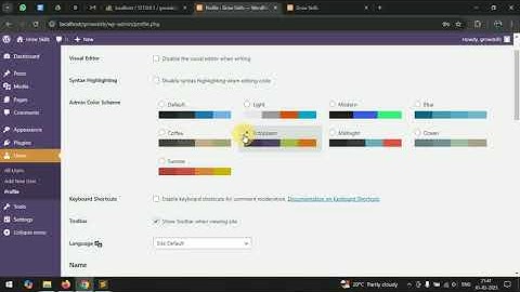WordPress Admin Panel Dashboard Overview | Beginner