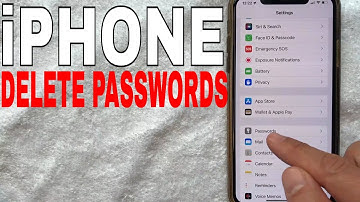 ✅  How To Delete and Remove Saved iPhone Passwords 🔴