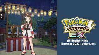 🎙️ All Hilda (Summer 2022) English VA (Pokémon Masters EX) HQ 🎙️