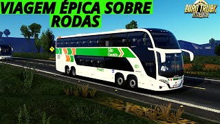 ETS2 Viagem do Maranhão ao Pará de ônibus: Incrível Rodas sobre Rotas  com o Vista bus DD MAPA EAA