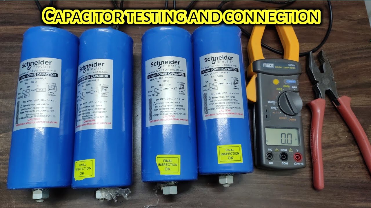 3 Phase Capacitor Checking 3 Phase Power Bank Testing 3 Phase