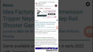 Idea Factory Reveals Dimension Tripper Neptune Top Nep Rail Shooter Game
