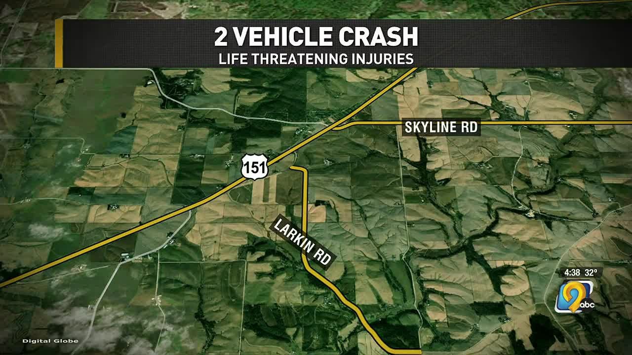 One being treated for lifethreatening injuries after Dubuque County