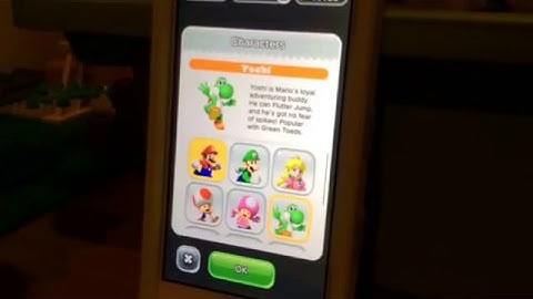 Super Mario Run, All Characters.