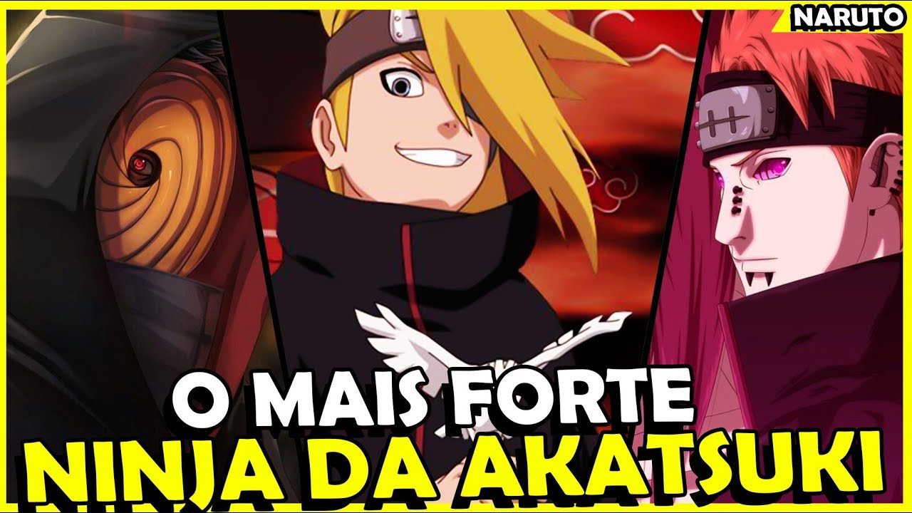 Naruto: Ranking de todos os membros da Akatsuki