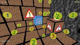 Sematrix: Minesweeper 3D with Minecraft theme