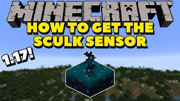 How to GET the Sculk Sensor! | Minecraft 1.17 Tutorials