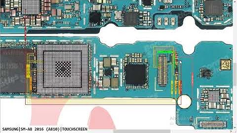Samsung A8 2016 SM A810 Touche Notwarking Problem Hardware Solution