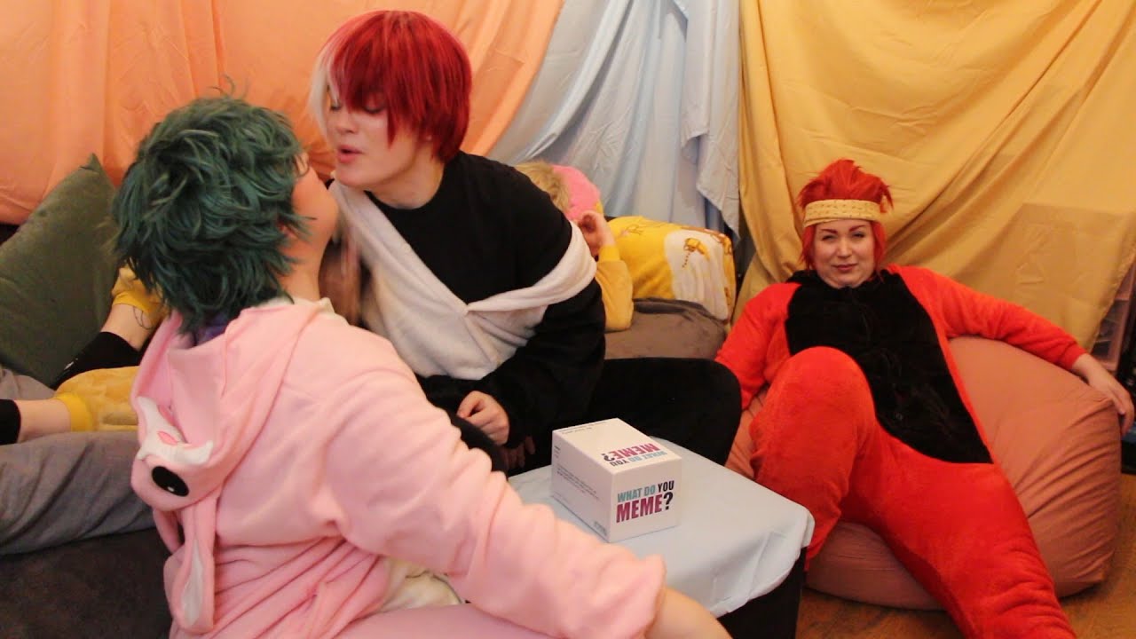 🌙BNHA sLuMbEr PaRtY 2🌙| TodoDeku & KiriBaku Skit ⭐