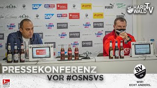 Pressekonferenz  Vfl Osnabrck  Sv Sandhausen