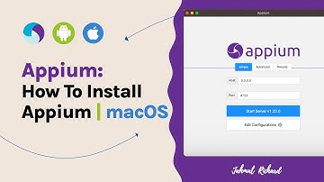 Appium: Part 1 - How to install Appium on macOs  - Command Line & Desktop GUI