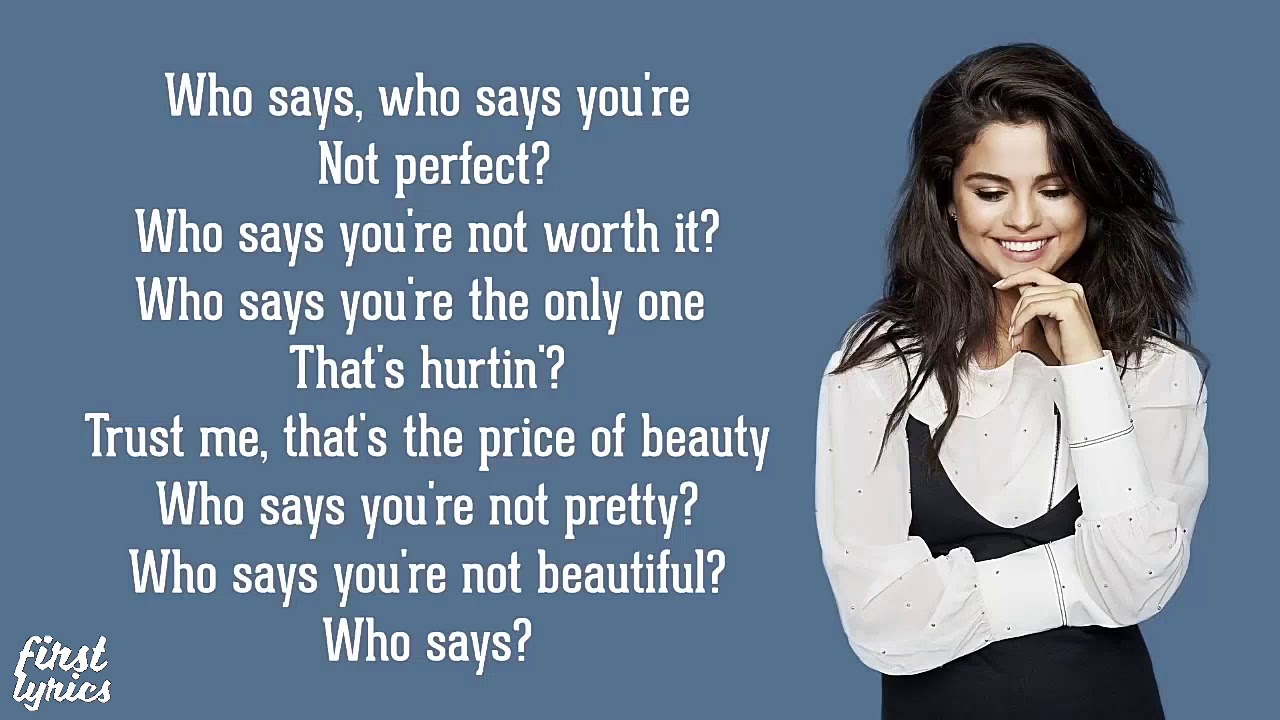 Selena Gomez The Scene   Who Says   Lyrics