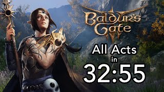Baldurs Gate 3 - Any% All Acts Speedrun in 32:55