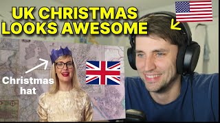 American reacts to How to Have a British Christmas