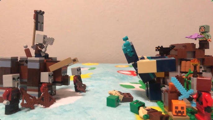 My updated LEGO Wither Storm design, with purple eyes, a stand, a fourth  tentacle, and a larger body. : r/Minecraft