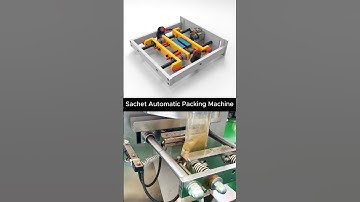Sachet Automatic Packing Machine | 3D Animation & Working Principle #technology #machine #education