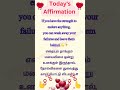 இன்றைய பொன்மொழி |Today’s Affirmation–12 ஜூன் மாதம் 2026| #shorts #trend #viral #motivation #வாழ்க்கை
