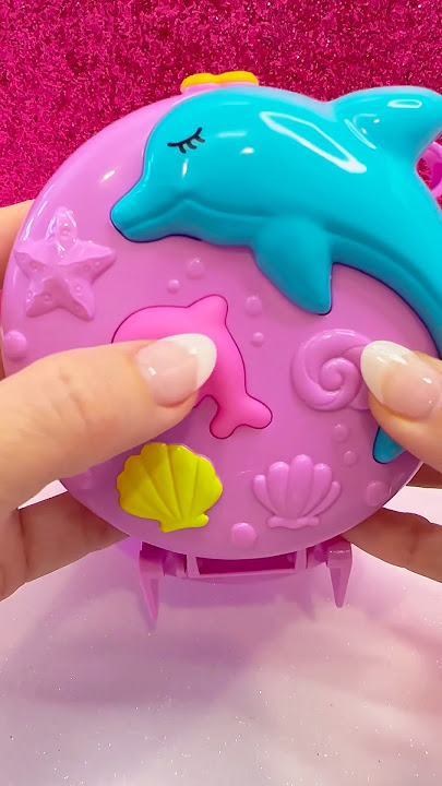 Polly Pocket Dolphin Rescue playset Part 1🐬 #pollypocket #asmrtoys #miniworld