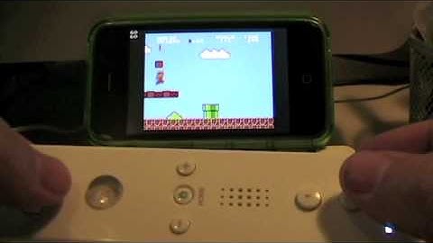 nes4iPhone Working with a WiiMote!