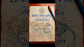 EMRS TIER-2 Mathematics PGT question paper #teachingexams #futureteacher #educationreels