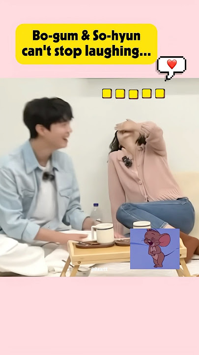 💕 Bo-gum and So-hyun just can't stop laughing 😂 #parkbogum #kimsohyun #goodboy #kdrama