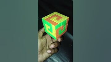 #rubikscube#spiral pattern in 5x5 cube#youtubeshorts#shortsfeed