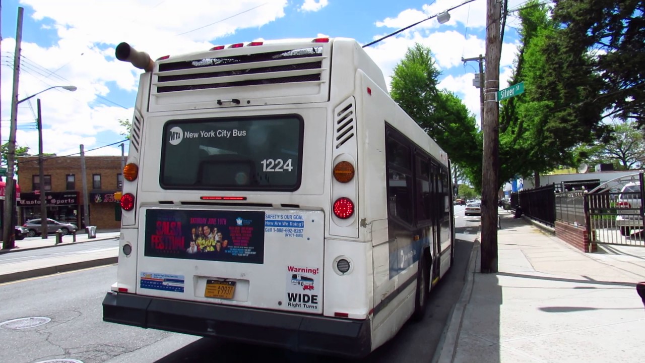 MTA New York City Bus: 2010 Nova Bus LFS Articulated #1224 on the Bx40 Bus....