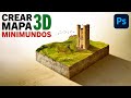 Cómo crear un mapa 3D en Photoshop desde cero