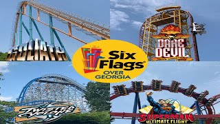 Ranking EVERY Roller Coaster at Six Flags Over Georgia!!!