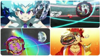 All Antagonist Burst Finish in Beyblade Burst Season 1-6