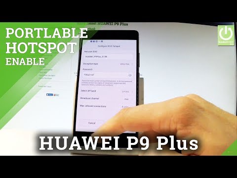 How to Create WiFi Hotspot HUAWEI P9 Plus - Set Up Mobile HotSpot