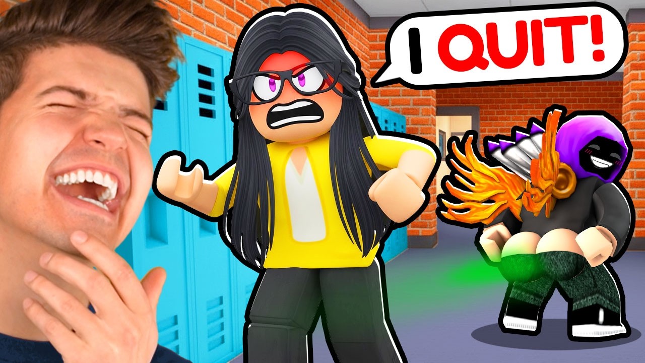 Разыгрываю свою учительницу, пока она не уйдет...