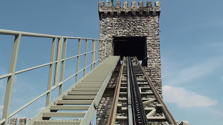 Drachenritt Achterbahn Onride im Belantis Park Leipzig (full HD)