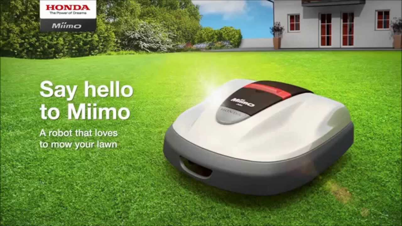 Miimo Honda\u002639;s Robotic Lawnmower in Action  YouTube