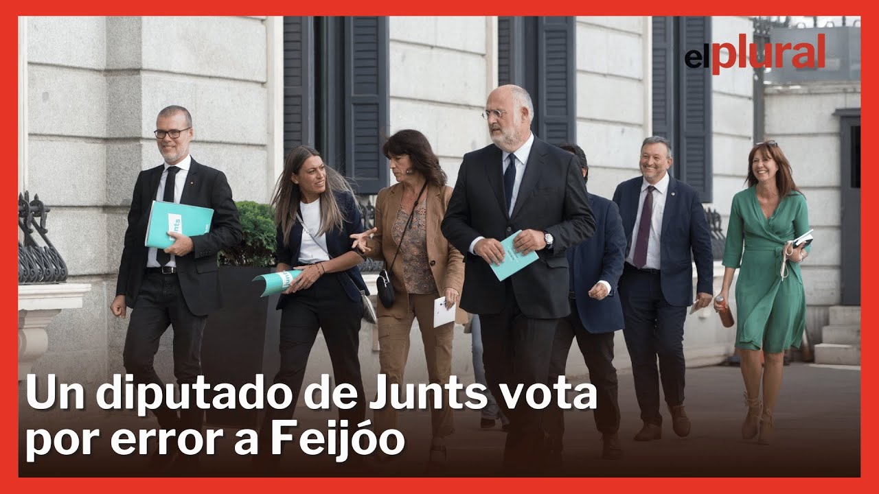 Eduard Pujol, el diputado de Junts que votó a favor de Feijóo por error ...