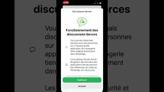 Comment activer d'autres messageries dans WhatsApp #iPhone #Android #WhatsApp #tuto #tips #ios