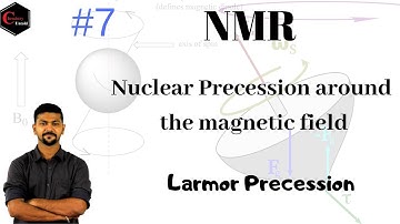NMR SPECTROSCOPY -07 || PRECESSION OF NUCLEUS || LARMOR FREQUENCY