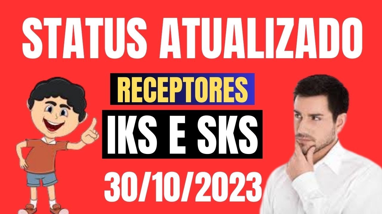 STATUS ATUALIZADO IKS E SKS DOS RECEPTORES ATERNATIVOS DE SATÉLITE EM 30-10-2023