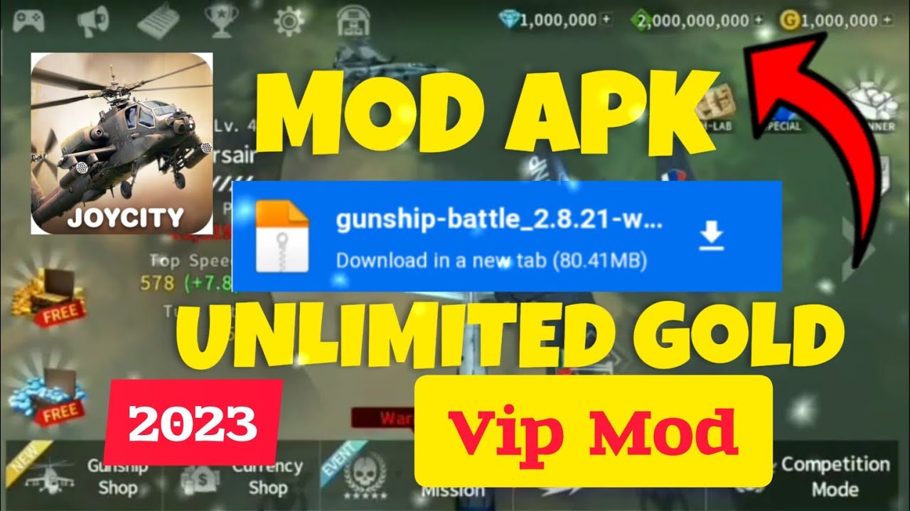 Gunship Battle Mod APK v2.8.21 Gameplay Gunship Battle Mod APK