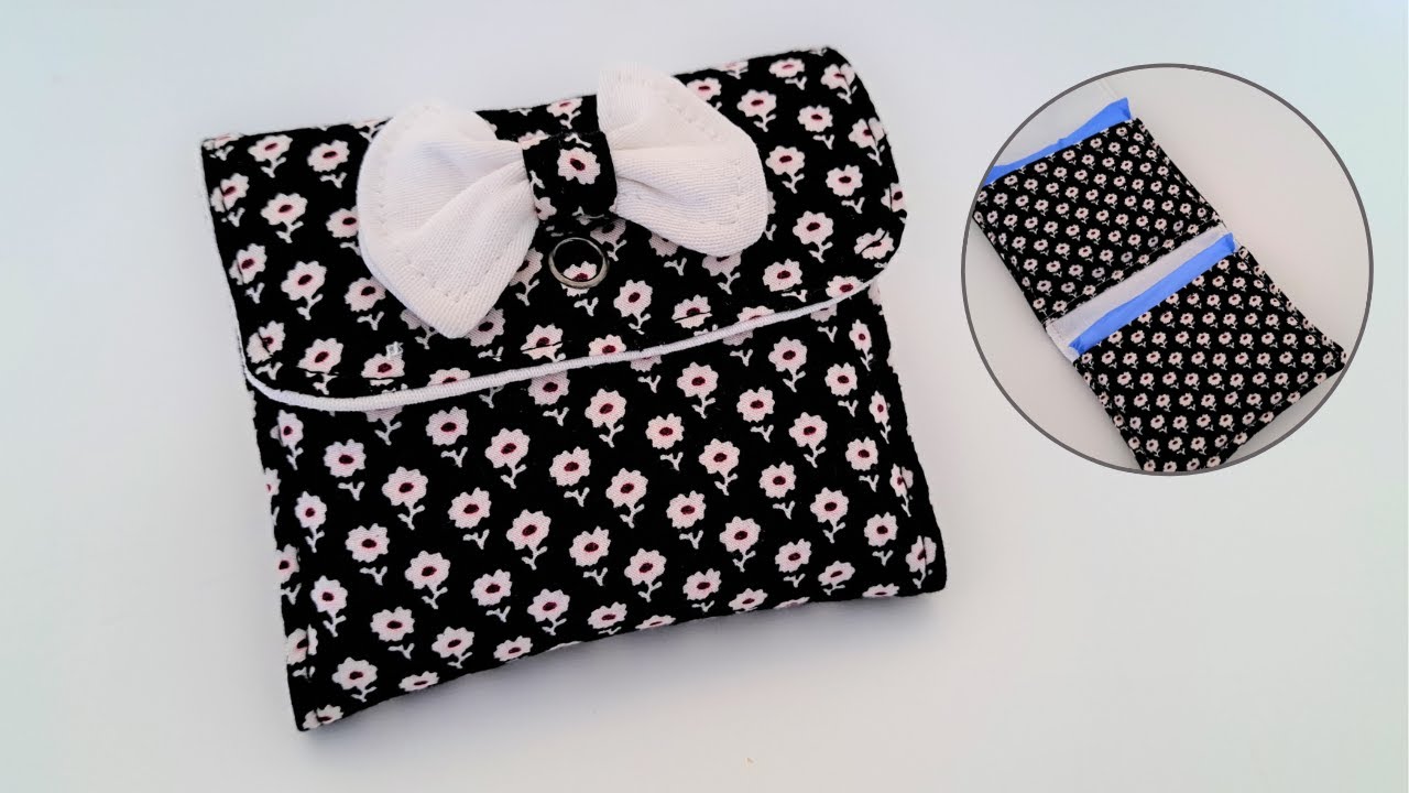 Tutorial How to Make Sanitary Napkin Pouch/Upcycle YouTube