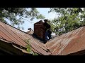 TEARING ANOTHER CHIMNEY DOWN OFF 140 YEAR OLD FARM HOUSE (PART 1)