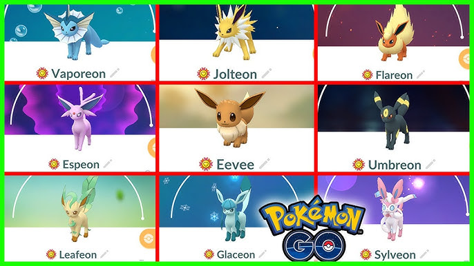 Pokémon Go Eevee evolution names guide - Polygon