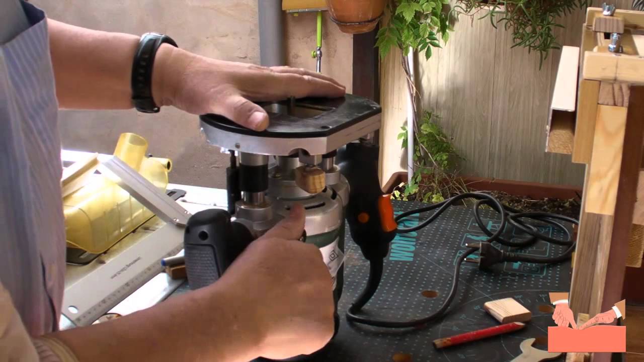 Escopleadora o mortajadora casera con fresadora vertical - YouTube