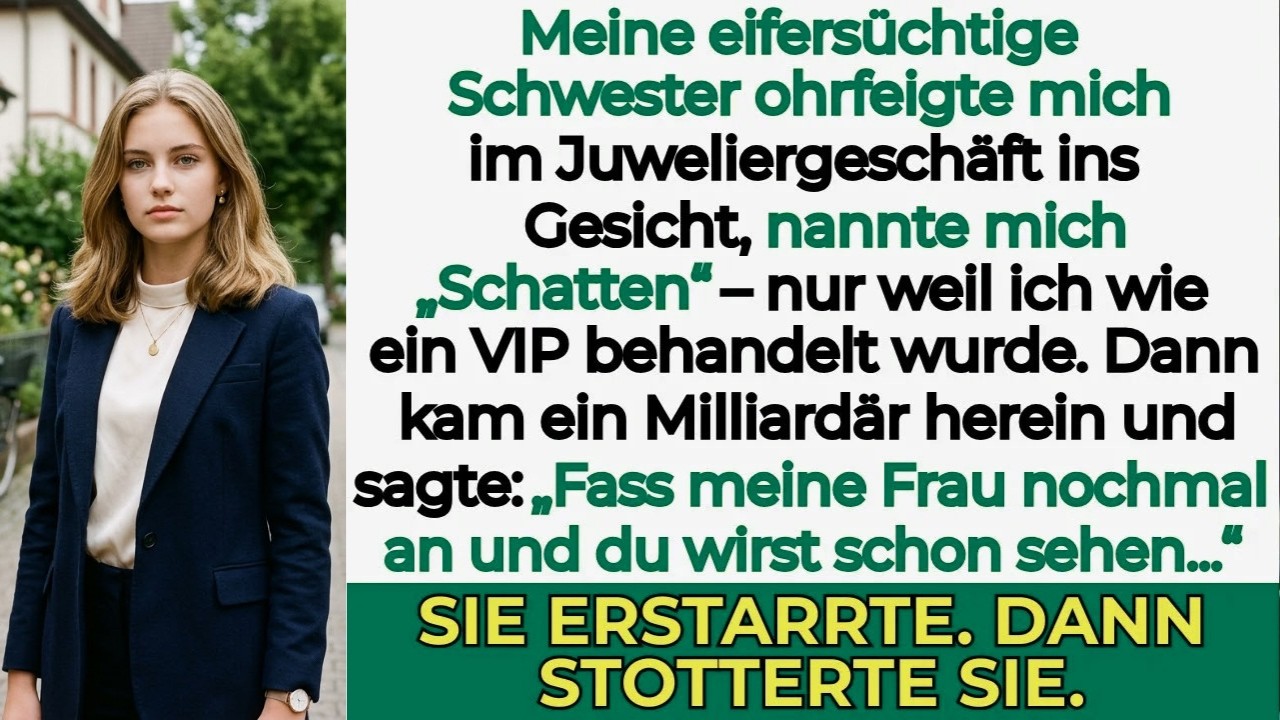 Ten den jsem si konečně kupovala diamantové náušnice, na které jsem měsíce šetřila z platu po povýšení. Stála jsem v luxusním klenotnictví a poprvé v životě jsem si připadala, že někam patřím. Pak...